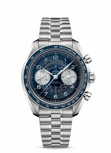 Omega Speedmaster Chronoscope Master Chronometer Stainless Steel / Blue / Bracelet 329.30.43.51.03.001 (32930435103001)